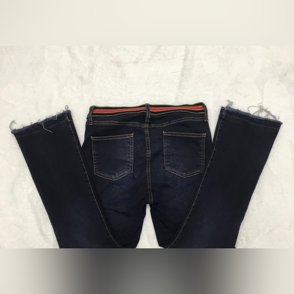 Veronica Beard Carolyn Baby Boot High Rise Stretch Tuxedo Waist Jeans SZ 27 - Picture 6 of 12